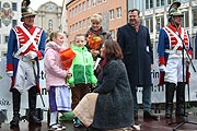 Ankunft des neuen Prinzenpaar der Würmesia Julian und Romy (©Foto: Martin Schmitz)
